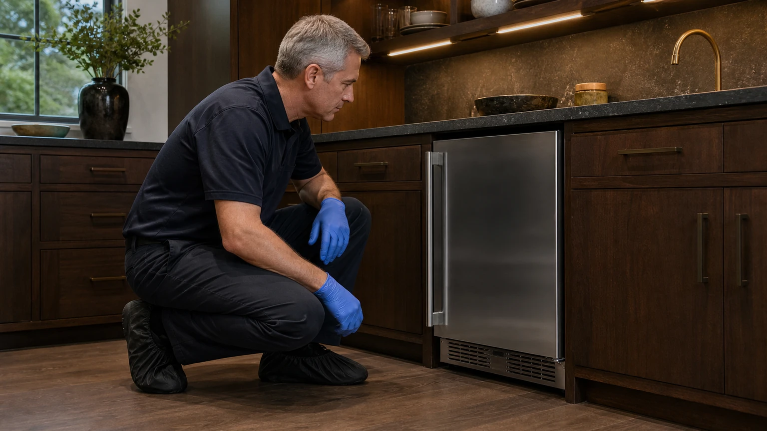 Undercounter ice maker diagnostic visit in Malvern
